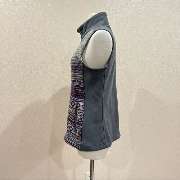 Ruff Hewn Fair Isle Knit Fleece Vest Size Medium - Picture 3 of 12